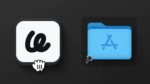 Dragging the Nextline app icon onto the macOS Applications folder.